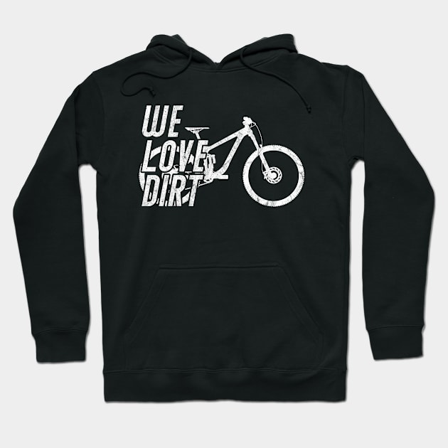 mountain biking cycling mtb gift cyclist mountain bike Hoodie by TheOutdoorPeople